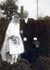 Jørgen Peter (Jønne) og Christine (Didde) Rasmussen, bryllupsbillede.